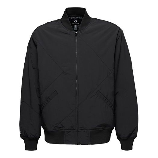 Bomberjakke Converse Chevron Bomber Jacket Sort | 10008249-A03