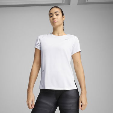 T-shirt Puma Run Graphic Mesh Tee Hvid | 526659_02, 0