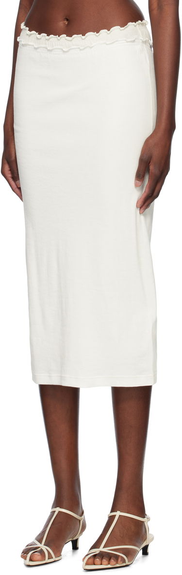 Nederdel Jil Sander Layered Midi Skirt Grå | J40FV0105_JTN357, 3