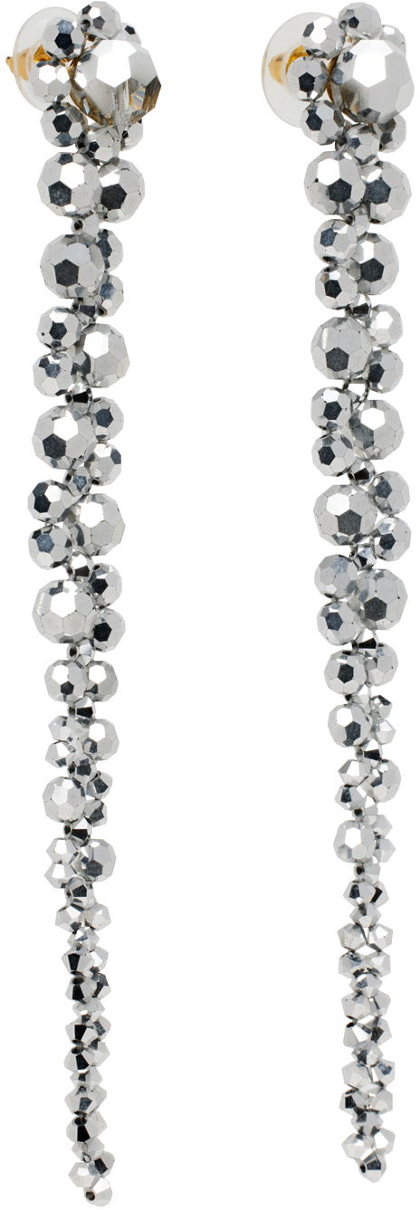 Øreringe Simone Rocha Simone Rocha Crystal Drip Earrings Metalisk | ERG12 0903, 1