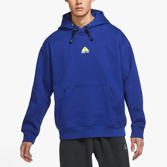 Sweatshirt Nike ACG Fleece Pullover Hoodie Mørkeblå | DH3087-455, 0