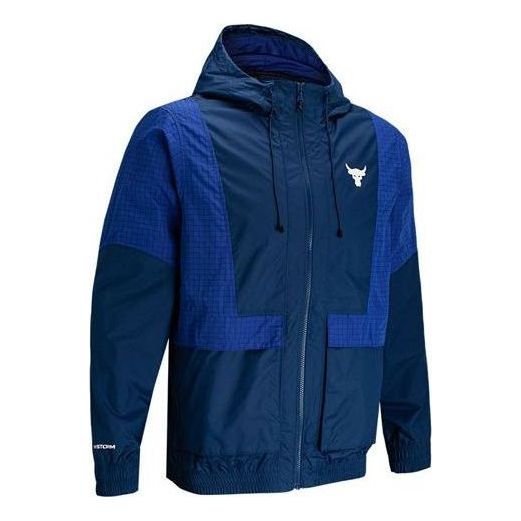 Sweatshirt Under Armour Project Rock Men's Windbreaker Blå | 1367075-404, 0