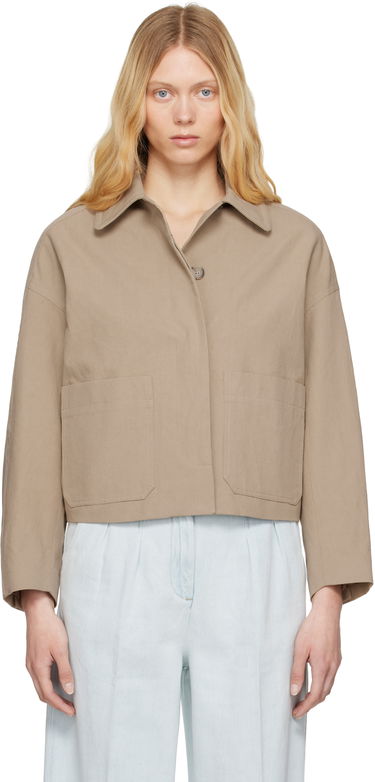 Jakke A.P.C. A.P.C. Bianca Cropped Jacket Beige | COGXT-F32005, 0