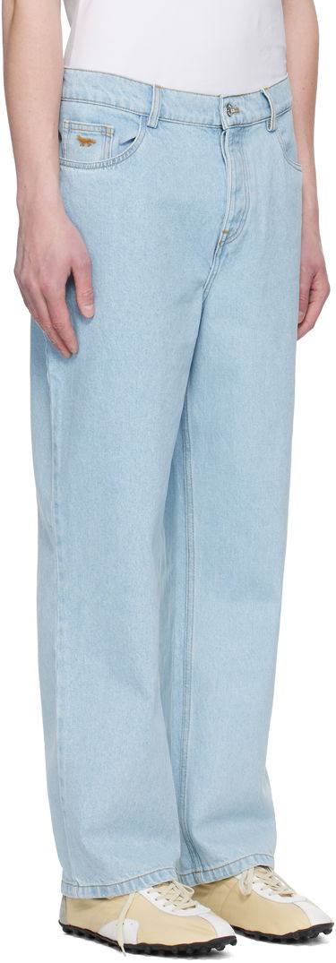 Jeans MAISON KITSUNÉ Maison Kitsuné Relaxed Jeans Blå | OM01105WD4009, 1