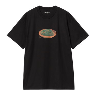 T-shirt Carhartt WIP Carhartt WIP Spiral Graphic Short Sleeve T-Shirt Sort | I034670_9, 0