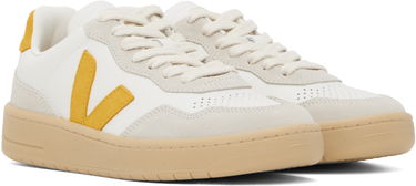 Sneakers og sko Veja V-90 Leather Hvid | VD2003894, 3