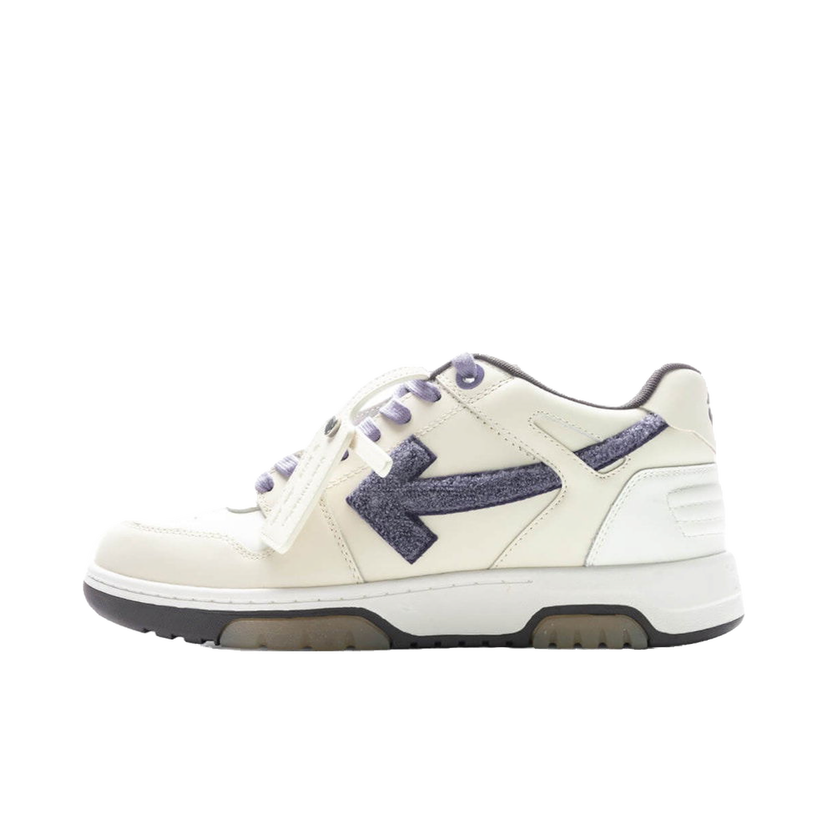Sneakers og sko Off-White Out Of Office Low College Off White Purple Chenille Hvid | OMIA189S23LEA0130337