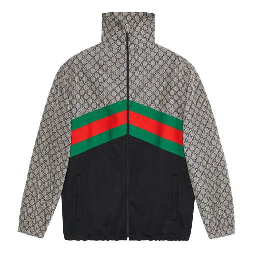 Sweatshirt Gucci Oversize Track Jacket Flerfarvet | 545606-XJAC2-4350, 0