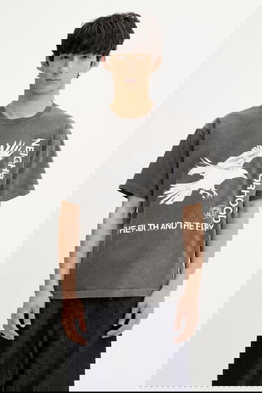 T-shirt Neighborhood NEIGHBORHOOD NH . TEE SS-5 Graphic Print T-Shirt Grå | 251PCNH.ST05, 0