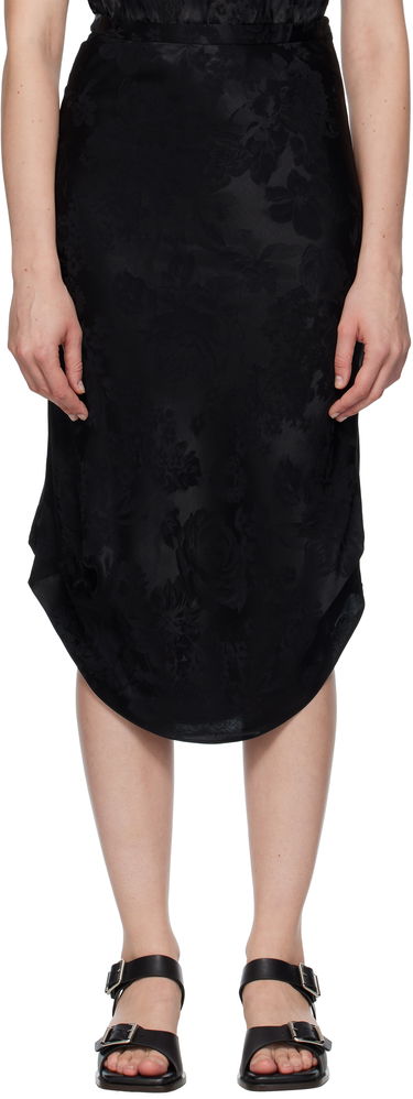 Nederdel Maison Margiela Floral Midi Skirt Sort | S52ME0025 M35471, 0