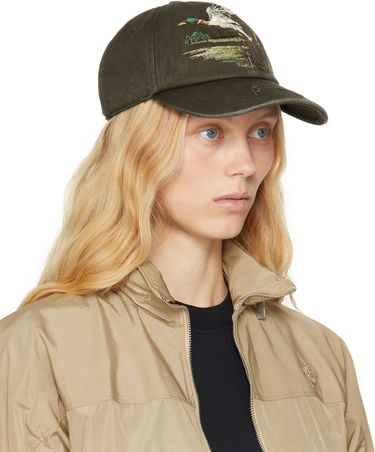 Kasket Burberry Burberry Duck Gabardine Baseball Cap Grøn | 8103757, 1