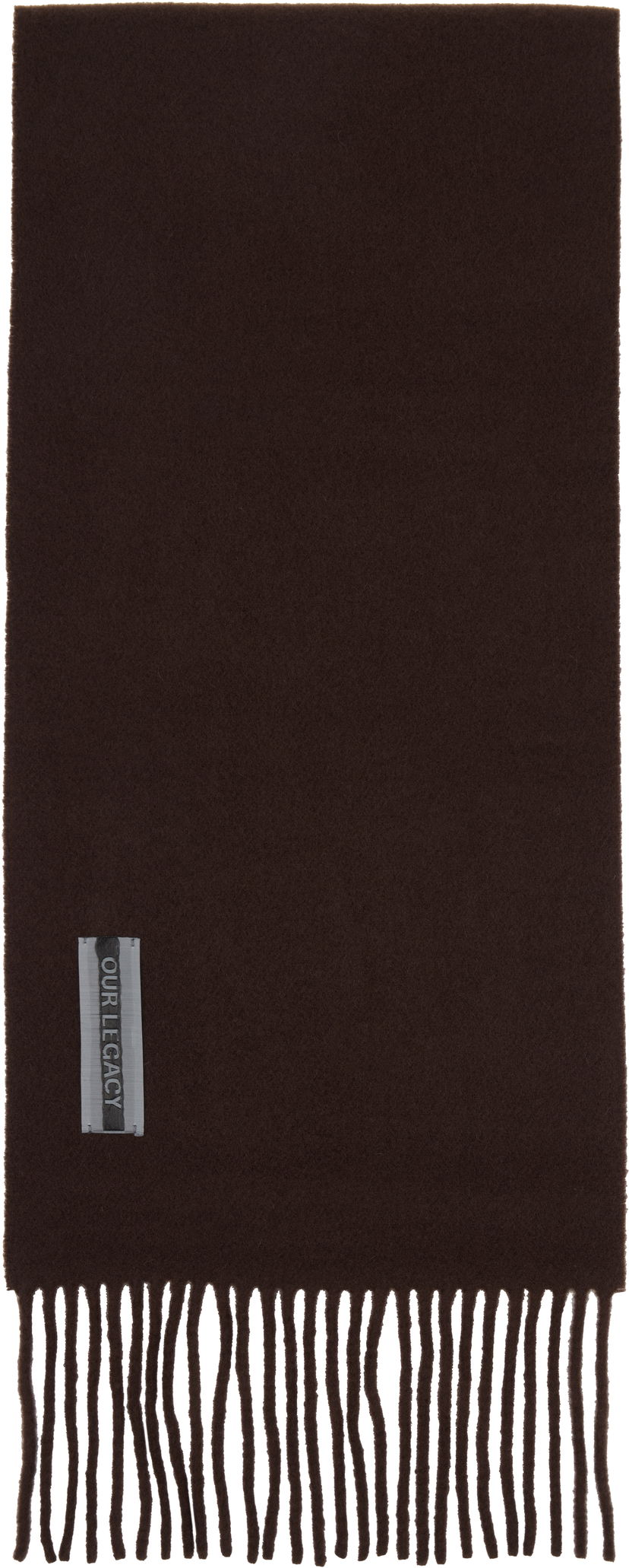 Tørklæde OUR LEGACY Our Legacy Estate Scarf Brun | A4258ECD
