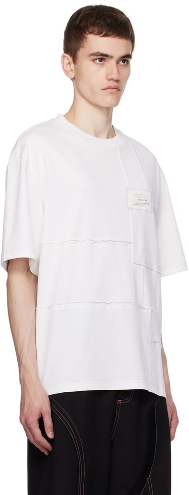 T-shirt Feng Chen Wang Feng Chen Wang Paneled T-Shirt Hvid | FMF16TS03, 1