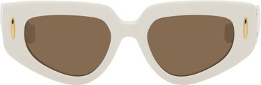 Solbriller Loewe Loewe Small Butterfly Screen Sunglasses Hvid | LW40160IW5125E 192337224812, 0