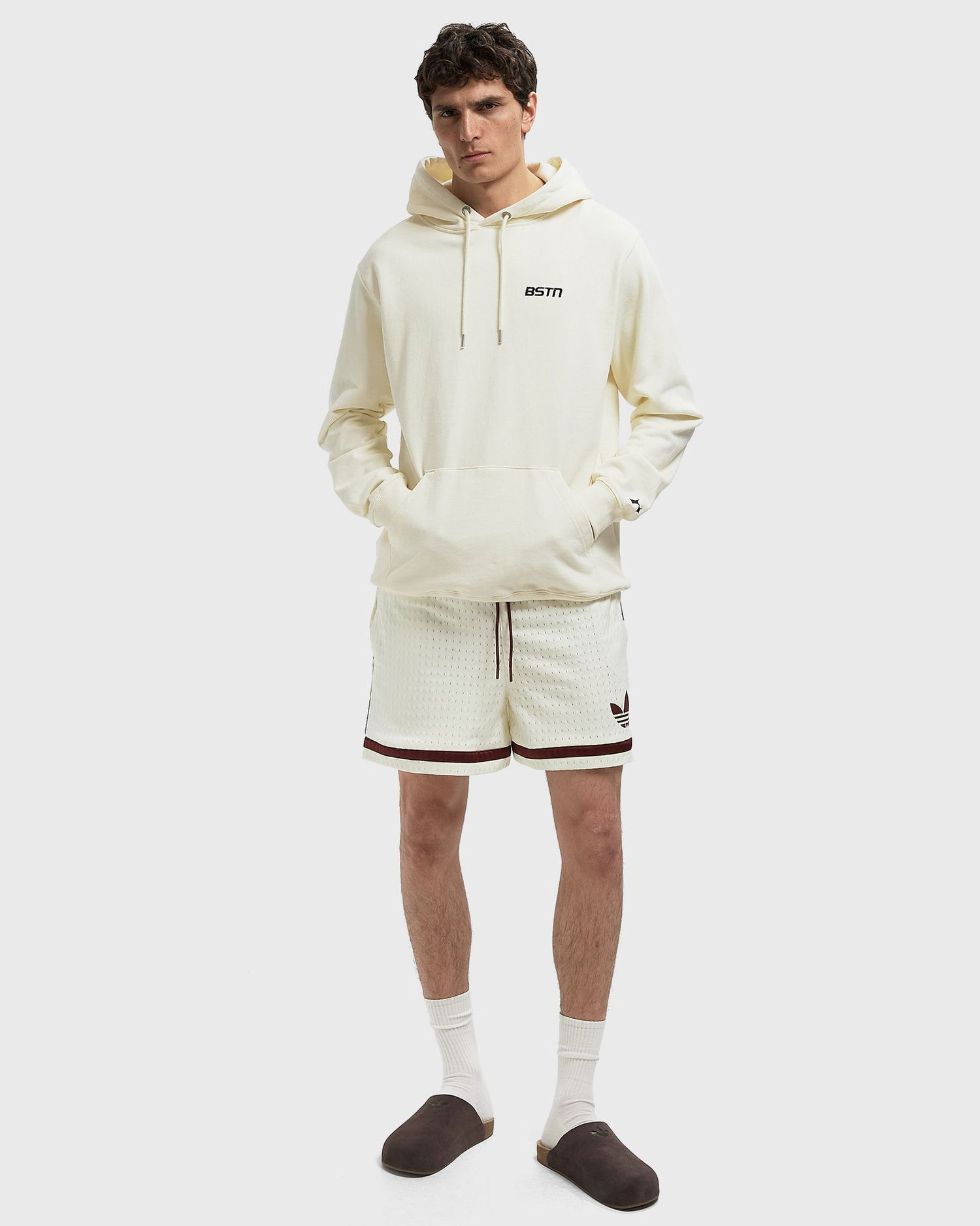 Shorts adidas Originals Warp Knit Shorts Hvid | JN1173, 1