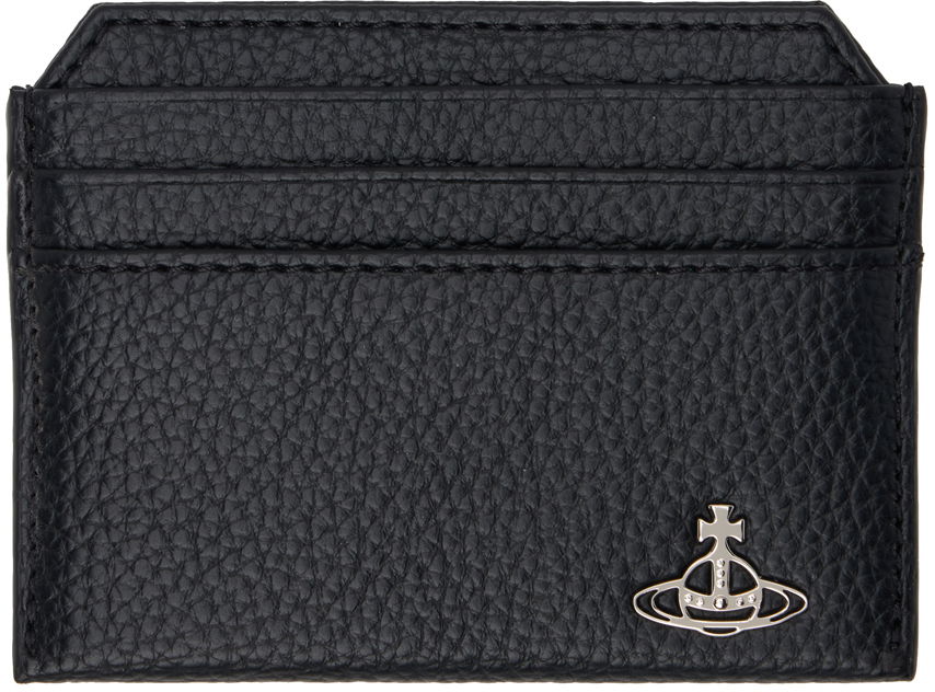 Tøj Vivienne Westwood Black Slim Card Holder Sort | 5403000BU-S000D-, 0