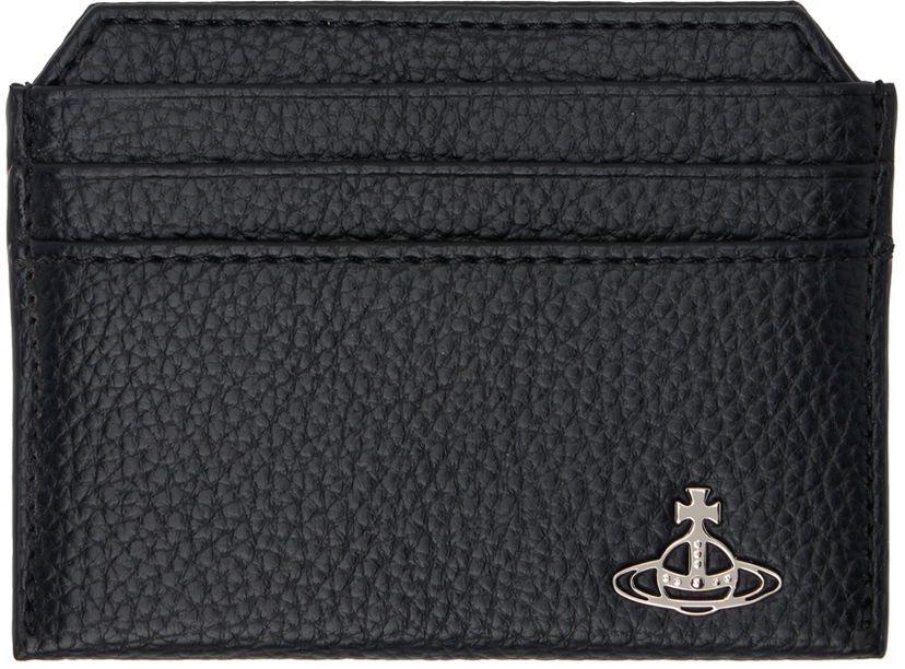 Tøj Vivienne Westwood Black Slim Card Holder Sort | 5403000BU-S000D-