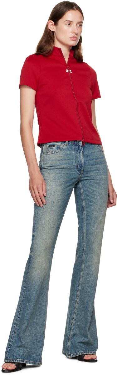 Jeans Courrèges Courrèges Bootcut Jeans Blå | VESDPA918DE0041, 3