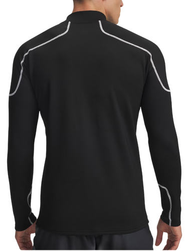 T-shirt Under Armour Under Armour ColdGear Grid Mock Neck Long Sleeve T-Shirt Sort | 6007127-001, 2