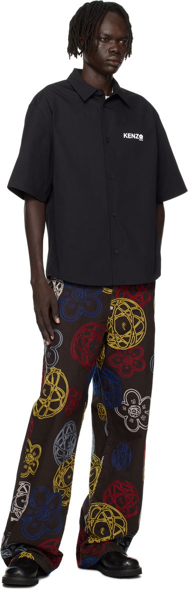 Skjorte KENZO Kenzo Paris 'Boke Flower 2.0' Button-Up Shirt Sort | FF55CH1299LP, 3