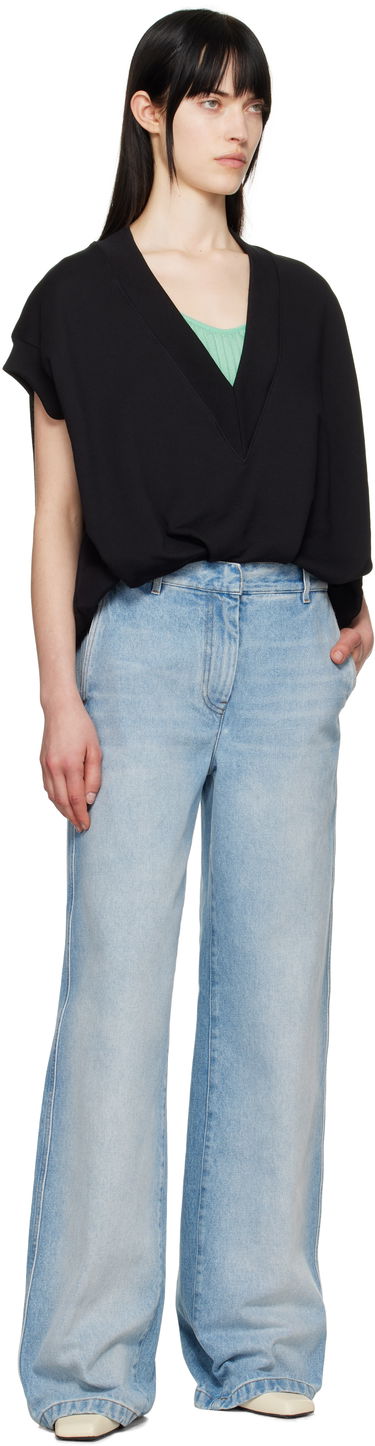 Sweater Dries Van Noten Dries Van Noten V-Neck Vest Sort | 251-011113-1610, 3