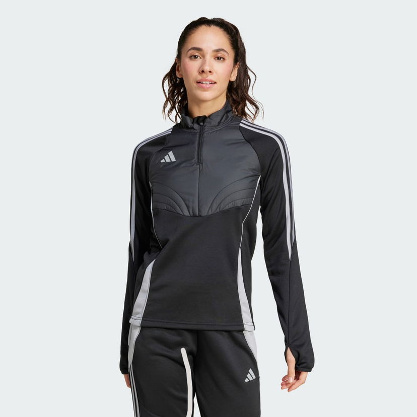 Sweatshirt adidas Performance Black Winterized Quarter-Zip Training Top Sort | IX7886