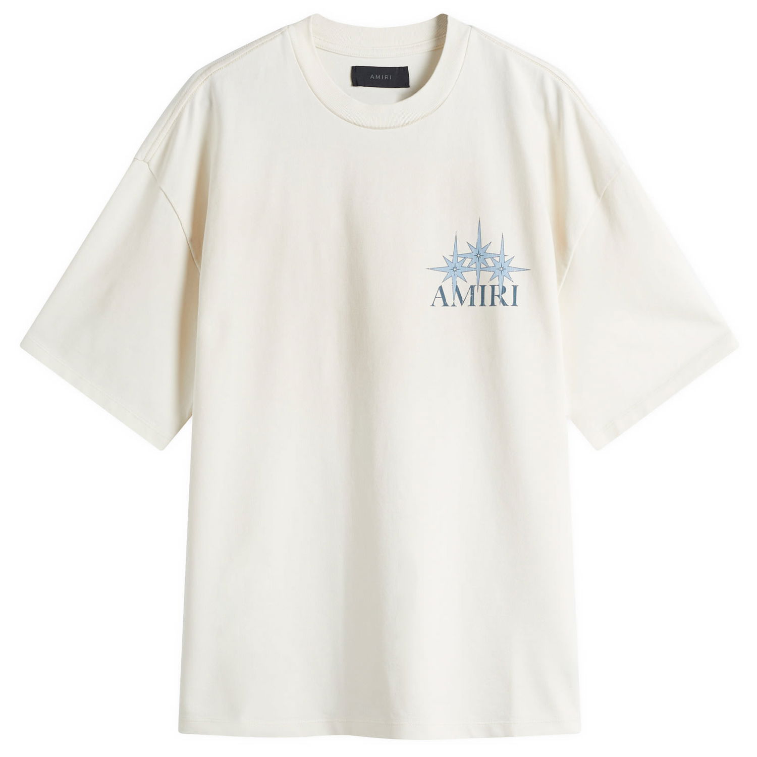 T-shirt AMIRI Starburst Oversized T-Shirt, Size Large Hvid | AMJYTE1179-127, 0