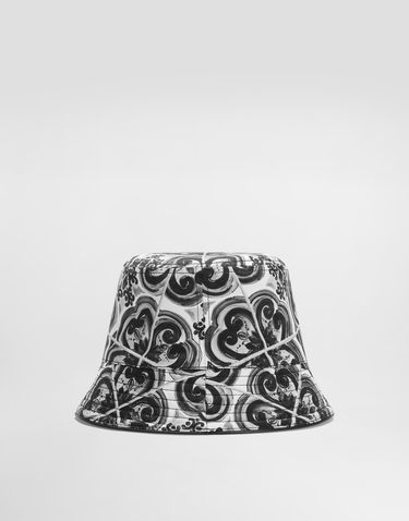 Hat Dolce & Gabbana Dolce & Gabbana Majolica-Print Bucket Hat Flerfarvet | GH731AFSFNUIU3TN, 2