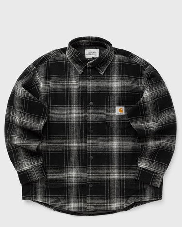 Skjorte Carhartt WIP Brennan Plaid Shirt Jac Sort | I035324-34J.XX, 2