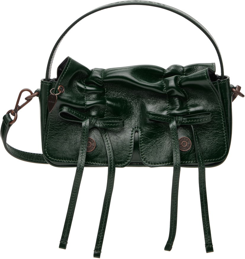 Skuldertaske Acne Studios Acne Studios Multipocket Micro Bag Grøn | A10431-