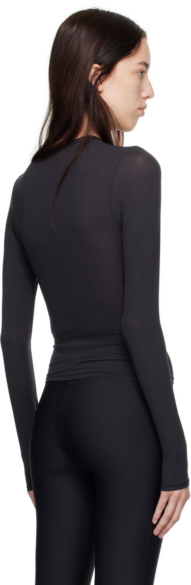 T-shirt SKIMS SKIMS Fits Everybody Long Sleeve T-Shirt Sort | AP-TSH-0650, 2