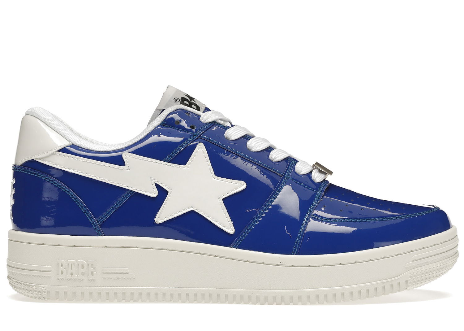 Sneakers og sko BAPE Bape Sta Low "Patent Blue" Mørkeblå | 1G30191010-BLU, 0