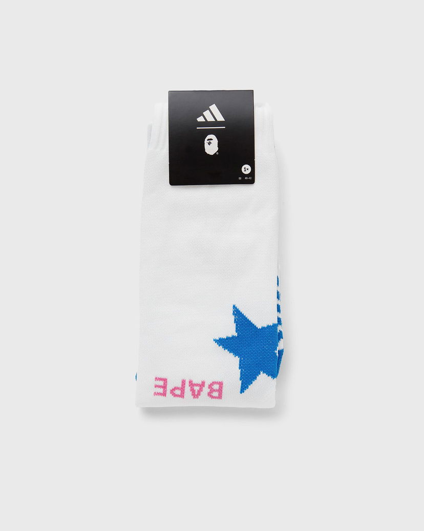 Sokker adidas Originals BAPE FB Socks Hvid | KB2208