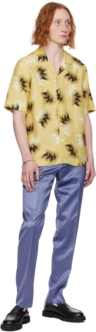 Skjorte Paul Smith Paul Smith Abstract Print Short Sleeve Shirt Gul | M1R-905U-M02229-10, 3