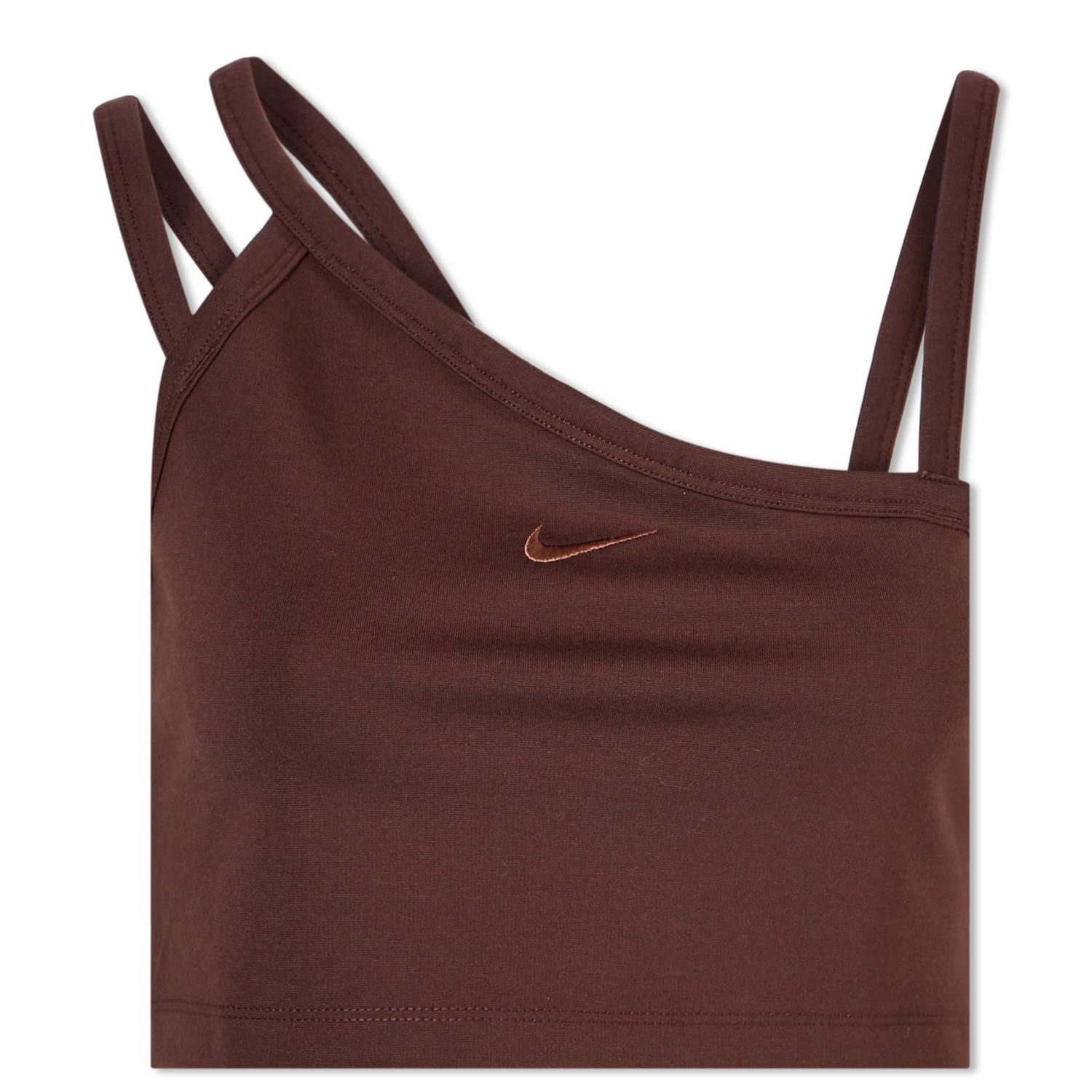 Crop top Nike Everyday Asymmetrical Crop Tank Top Bourgogne | DV7926-227, 1