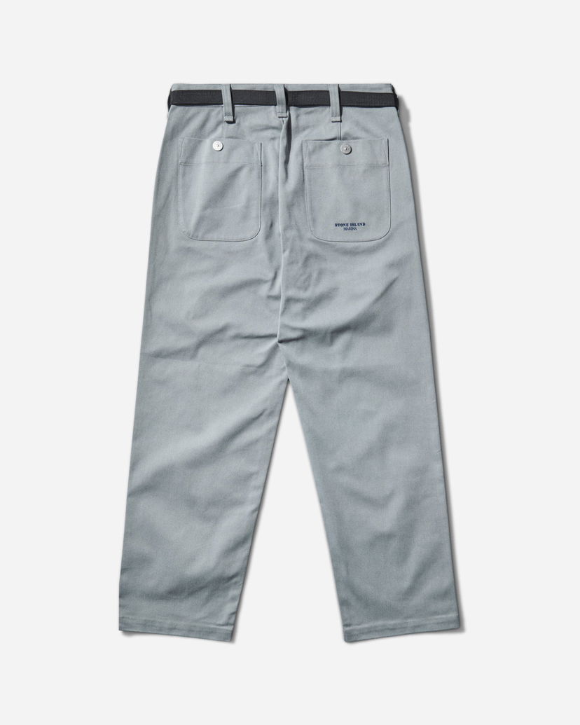 Bukser Stone Island Marina Stretch Gabardine Pants Grå | K2S15-3100015-S0X19 V0040