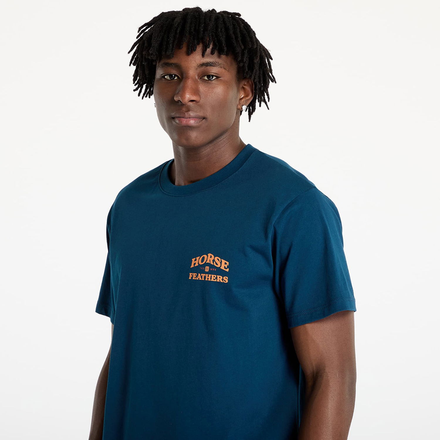 T-shirt Horsefeathers Horsefeathers Summit T-Shirt Blå | SM1386C, 1