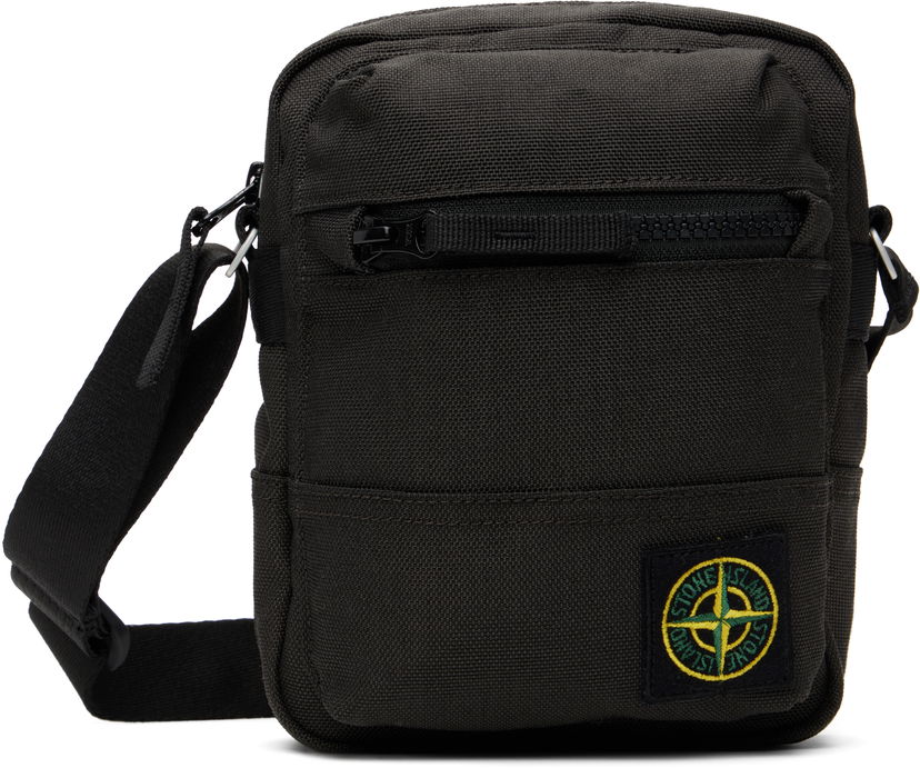 Skuldertaske Stone Island Stone Island CORDURA 1500 Crossbody Bag Sort | K1S15 9200014 S0075