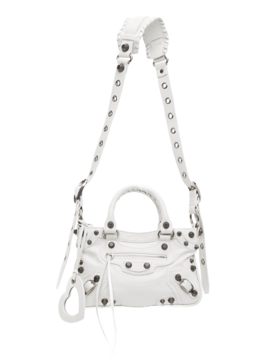 Skuldertaske Balenciaga Small Neo Cagole Bag Hvid | 751523 1VG9Y