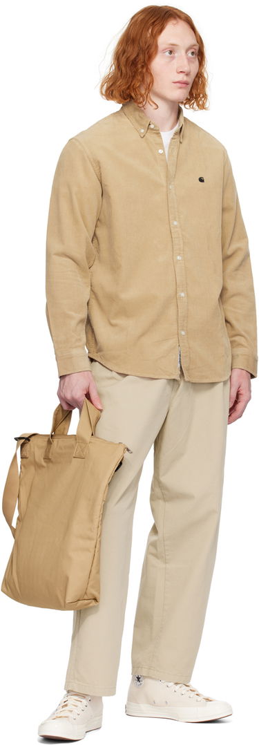 Bukser Carhartt WIP Marv Relaxed Fit Trousers Beige | I033129, 3