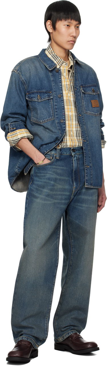 Skjorte Carhartt WIP Carhartt WIP Lincoln Denim Jacket Blå | I034735, 4