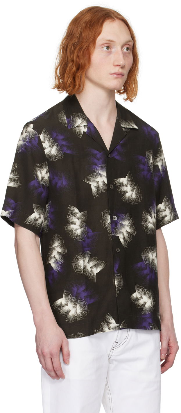 Skjorte Paul Smith Paul Smith Abstract Print Shirt Sort | M1R-905U-M02229-79, 1
