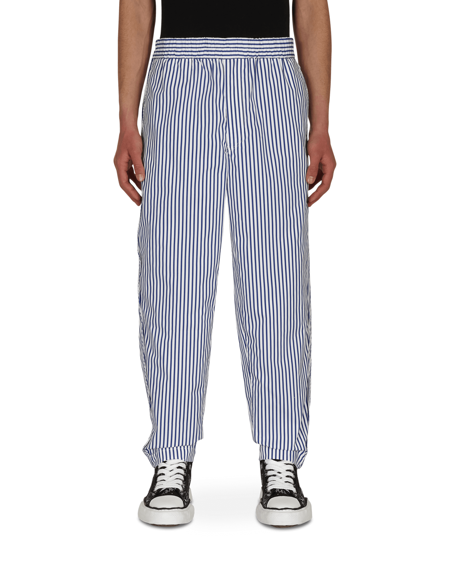 Bukser Comme des Garçons Stripe Trousers Mørkeblå | FG-P008-SS21 1, 1