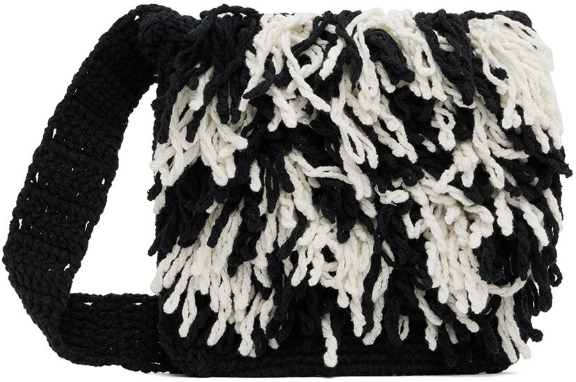 Skuldertaske ADER ERROR Fringed Crochet Shoulder Bag Flerfarvet | BMADSSBA0302BK
