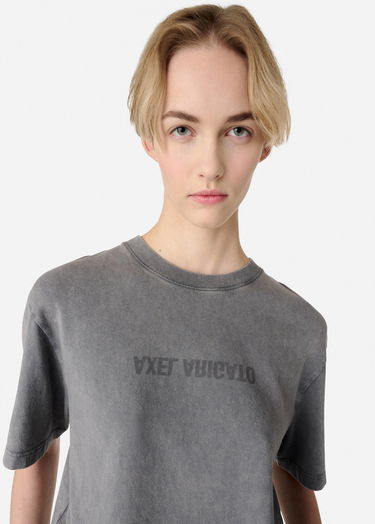 Crop top AXEL ARIGATO Cropped T-Shirt Grå | A2987003, 7