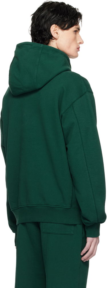 Sweatshirt Casablanca Diamond Logo Cotton-Jersey Hoodie Grøn | MPS25-JTP-292-01, 2