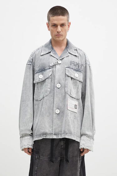 Skjorte Maison MIHARA YASUHIRO Relaxed Denim Shirt Grå | A13SH082, 0