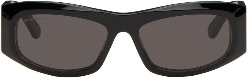 Solbriller Balenciaga Signature Square Sunglasses Sort | BB0395S-001