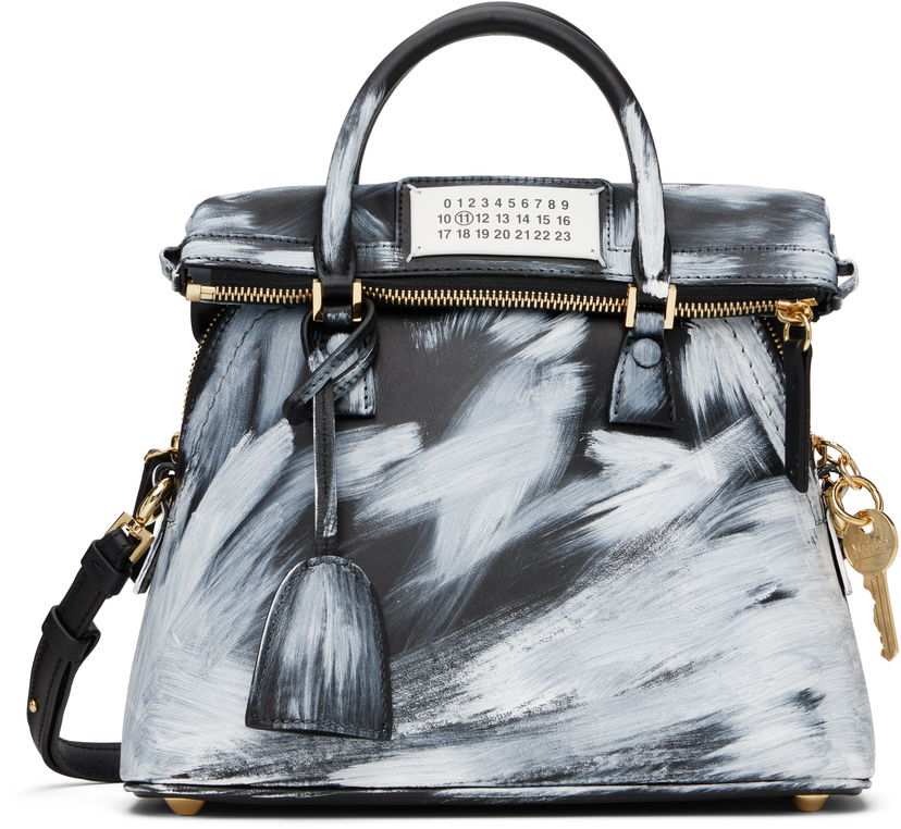 Håndtaske Maison Margiela Mini 5AC Classique Bianchetto Bag Hvid | S56WG0082 P7246