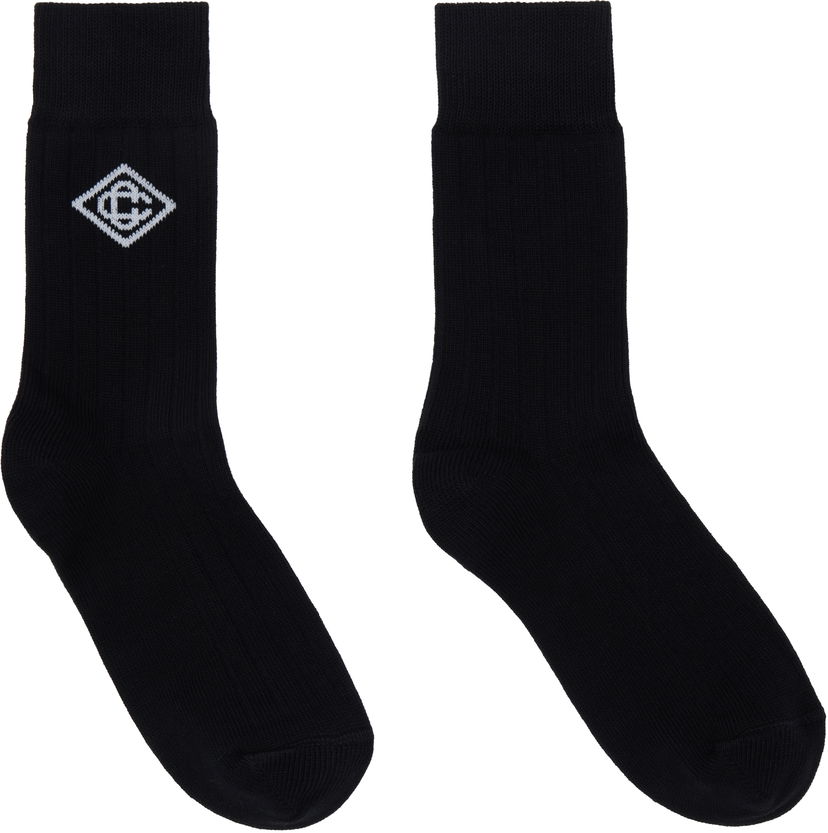 Sokker Casablanca Dress Socks Sort | APS25-ACC-086-03